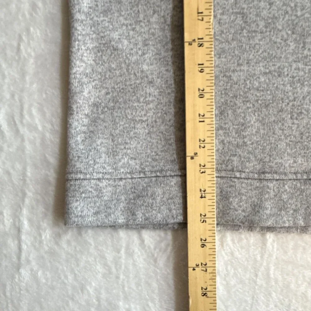 Eddie Bauer Mens Mock Neck Knit Pullover Sweater Gray Logo Button Size L 0022 - Picture 2 of 6